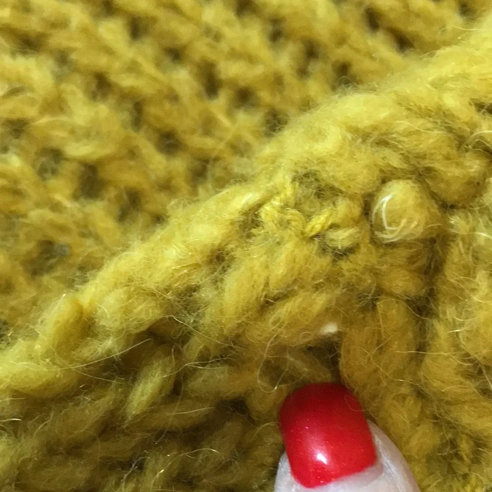 NWT Anthropologie Pilcro Mustard Cowl Neck Sweater - Picture 11 of 13